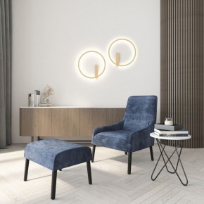 DK5035-SG Бра ROUND со светодиодом, IP20, 24W, 3000/4000/6500K, матовое золото, алюминий в Качканаре - kachkanar.ok-mebel.com | фото 7