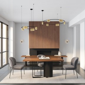 DK5060-BK+SG Бра ORBIT, IP20, 3000К, LED, 10 Вт, черный + сатинированное золото, алюминий в Качканаре - kachkanar.ok-mebel.com | фото 6