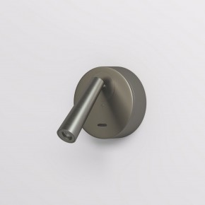 DK5072-DN Бра SHINE WALL со светодиодом, D104*H68, IP20, 3000К, 3W, RA?90, темный никель, алюминий в Качканаре - kachkanar.ok-mebel.com | фото 2