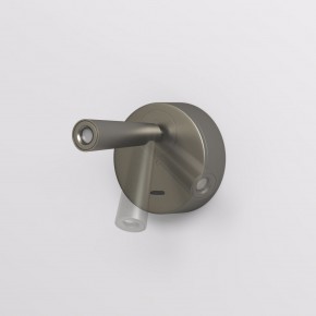 DK5072-DN Бра SHINE WALL со светодиодом, D104*H68, IP20, 3000К, 3W, RA?90, темный никель, алюминий в Качканаре - kachkanar.ok-mebel.com | фото 3
