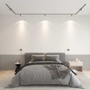 DK5072-DN Бра SHINE WALL со светодиодом, D104*H68, IP20, 3000К, 3W, RA?90, темный никель, алюминий в Качканаре - kachkanar.ok-mebel.com | фото 4