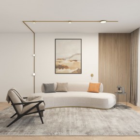 DK5072-SB Бра SHINE WALL со светодиодом, D104*H68, IP20, 3000К, 3W, RA?90, сатинированная латунь, алюминий в Качканаре - kachkanar.ok-mebel.com | фото 5