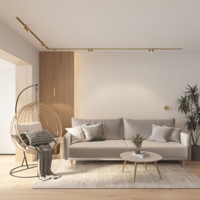 DK5072-SB Бра SHINE WALL со светодиодом, D104*H68, IP20, 3000К, 3W, RA?90, сатинированная латунь, алюминий в Качканаре - kachkanar.ok-mebel.com | фото 8