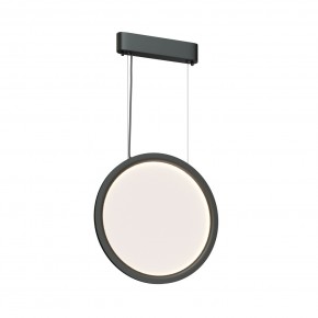 DK6604-BK Подвесной вертикальный светильник Veil со светодиодом H1500 d450 220V 36W 3000-6000K IP20 черный алюминий в Качканаре - kachkanar.ok-mebel.com | фото 3