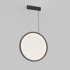 DK6606-BK Подвесной вертикальный светильник Veil со светодиодом H1700 d600 220V 48W 3000-6000K IP20 черный алюминий в Качканаре - kachkanar.ok-mebel.com | фото 3
