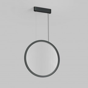 DK6606-BK Подвесной вертикальный светильник Veil со светодиодом H1700 d600 220V 48W 3000-6000K IP20 черный алюминий в Качканаре - kachkanar.ok-mebel.com | фото 4