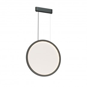DK6606-BK Подвесной вертикальный светильник Veil со светодиодом H1700 d600 220V 48W 3000-6000K IP20 черный алюминий в Качканаре - kachkanar.ok-mebel.com | фото 5