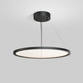 DK6616-BK Подвесной горизонтальный светильник Veil со светодиодом H900 d600 220V 48W 3000-6000K IP20 черный алюминий в Качканаре - kachkanar.ok-mebel.com | фото
