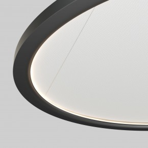 DK6616-BK Подвесной горизонтальный светильник Veil со светодиодом H900 d600 220V 48W 3000-6000K IP20 черный алюминий в Качканаре - kachkanar.ok-mebel.com | фото 3