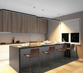 DK9153-BK Линейный светильник 42W 1500mm 3000K, черный в Качканаре - kachkanar.ok-mebel.com | фото 7