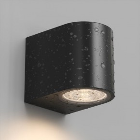 DK9790-BK Настенный уличный светильник NARVIK, IP44, GU10 LED, до 15 Вт, черный, алюминий в Качканаре - kachkanar.ok-mebel.com | фото 3