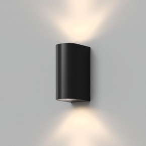 DK9791-BK Настенный уличный светильник NARVIK, IP44, 2хGU10 LED, до 15 Вт, черный, алюминий в Качканаре - kachkanar.ok-mebel.com | фото