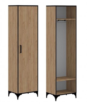 ЭНТЕР ЛОФТ Шкаф для одежды (Дуб Золотой) в Качканаре - kachkanar.ok-mebel.com | фото