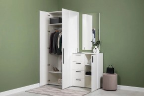 ЭЙР прихожая (модульная) Белый Шагрень в Качканаре - kachkanar.ok-mebel.com | фото 24