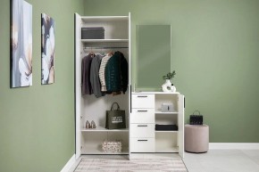 ЭЙР прихожая (модульная) Белый Шагрень в Качканаре - kachkanar.ok-mebel.com | фото 25