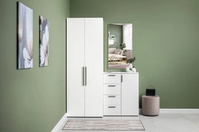 ЭЙР прихожая (модульная) Белый Шагрень в Качканаре - kachkanar.ok-mebel.com | фото 26