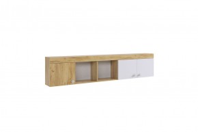 ФОРСАЖ Полка (крафт золотой/белый) в Качканаре - kachkanar.ok-mebel.com | фото