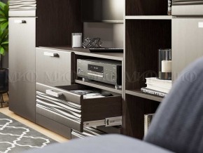 АСТИ Гостиная Вариант №1 МДФ (Венге) в Качканаре - kachkanar.ok-mebel.com | фото 2