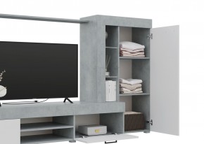 Гостиная Дельта (Бетон/Белый) в Качканаре - kachkanar.ok-mebel.com | фото 3
