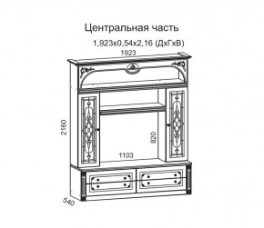 Гостиная Джулия 3.4 (Итальянский орех/Груша с платиной черной) в Качканаре - kachkanar.ok-mebel.com | фото 3