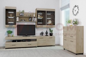 Гостиная Камелия Композиция 8 (Гикори Джексон светлый) в Качканаре - kachkanar.ok-mebel.com | фото 3