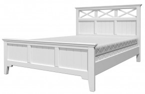 ГРАЦИЯ-5 Кровать из массива 1600 (Белый Античный/Белый) в Качканаре - kachkanar.ok-mebel.com | фото