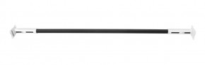 Турник раздвижной 1250-1500 цв. белый-черный FLEXTER PROFI в Качканаре - kachkanar.ok-mebel.com | фото