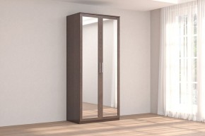 Кэт-4 Шкаф 2-х ств (2 дв зерк) (МДФ Венге) в Качканаре - kachkanar.ok-mebel.com | фото