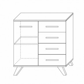 Комод 900 Вега Скандинавия в Качканаре - kachkanar.ok-mebel.com | фото 8