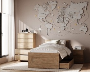 Комод КАСТОР с пятью ящиками, цвет Дуб Сонома в Качканаре - kachkanar.ok-mebel.com | фото 3