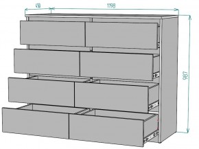 Комод Мальта K133 в Качканаре - kachkanar.ok-mebel.com | фото 2