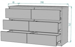 Комод Мальта K134 в Качканаре - kachkanar.ok-mebel.com | фото 2