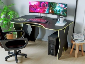 Компьютерный стол КЛ №9.0 (Черный/Желтый) в Качканаре - kachkanar.ok-mebel.com | фото 2