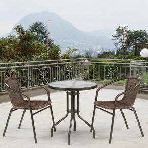 Комплект мебели Асоль-7 TLH-037B/TLH-060 brown-2pcs в Качканаре - kachkanar.ok-mebel.com | фото 2