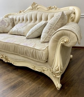 Комплект мягкой мебели Мона Лиза (крем) с раскладным механизмом в Качканаре - kachkanar.ok-mebel.com | фото 5