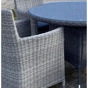 Комплект плетеной мебели AM-395C/T395 Grey 4Pcs (4+1) в Качканаре - kachkanar.ok-mebel.com | фото 2