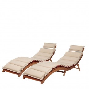 Комплект шезлонги и столик AFM-803A-T133 Beige (2+1) в Качканаре - kachkanar.ok-mebel.com | фото 2