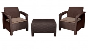 Комплект уличной мебели Yalta Premium Terrace Set (Ялта) шоколадый (+подушки под спину) в Качканаре - kachkanar.ok-mebel.com | фото 8