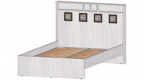КОСТА-РИКА Кровать 1200 с основанием (анкор светлый) в Качканаре - kachkanar.ok-mebel.com | фото
