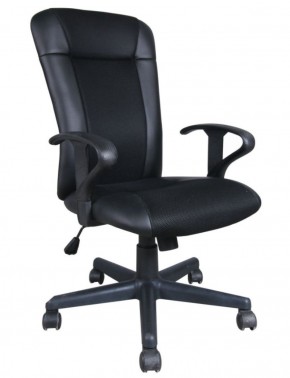 Кресло BRABIX "Optima MG-370" (экокожа/ткань, черное) 531580 в Качканаре - kachkanar.ok-mebel.com | фото