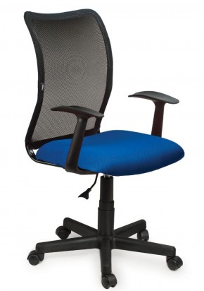 Кресло BRABIX "Spring MG-307", с подлокотниками, комбинированное синее/черное TW, 531404 в Качканаре - kachkanar.ok-mebel.com | фото 1