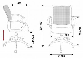 Кресло Бюрократ CH-590SL/BLACK в Качканаре - kachkanar.ok-mebel.com | фото 4