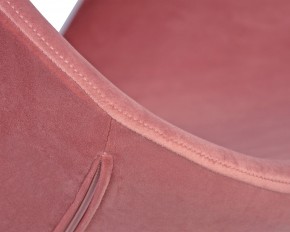 Кресло дизайнерское DOBRIN SWAN, розовый велюр BLUVEL52, золотое основание в Качканаре - kachkanar.ok-mebel.com | фото 7
