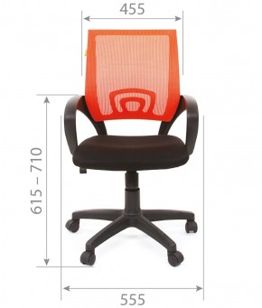Кресло для оператора CHAIRMAN 696 black (ткань TW-11/сетка TW-04) в Качканаре - kachkanar.ok-mebel.com | фото 4