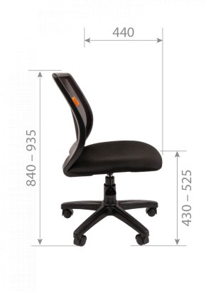 Кресло для оператора CHAIRMAN 699 Б/Л (ткань стандарт/сетка TW-01) в Качканаре - kachkanar.ok-mebel.com | фото 7