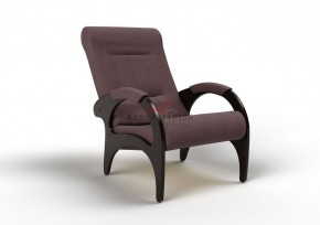 Кресло для отдыха Римини 19-Т-КМ (ткань/венге) КОФЕ С МОЛОКОМ в Качканаре - kachkanar.ok-mebel.com | фото
