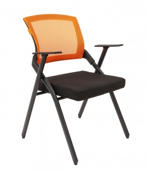 Кресло для посетителей CHAIRMAN NEXX (ткань стандарт черный/сетка DW-66) в Качканаре - kachkanar.ok-mebel.com | фото 1