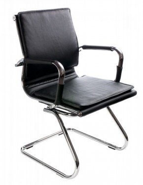 Кресло для посетителя Бюрократ CH-993-Low-V/Black на черный в Качканаре - kachkanar.ok-mebel.com | фото 1