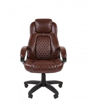 Кресло для руководителя  CHAIRMAN 432 (Экокожа коричневая) в Качканаре - kachkanar.ok-mebel.com | фото 2
