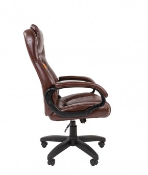 Кресло для руководителя  CHAIRMAN 432 (Экокожа коричневая) в Качканаре - kachkanar.ok-mebel.com | фото 3